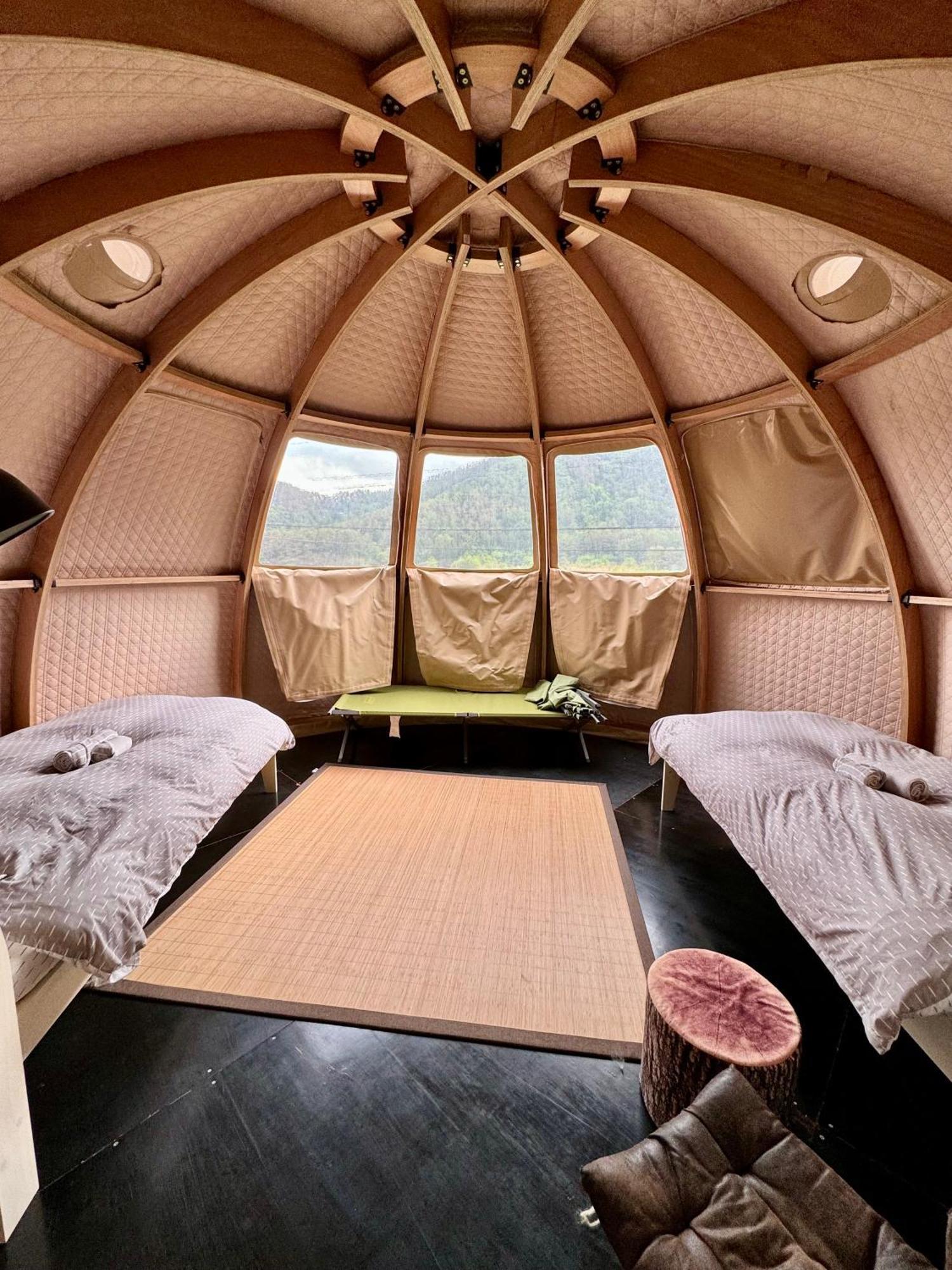 Hotel Fuji Dome Glamping Fujikawaguchiko Exterior foto